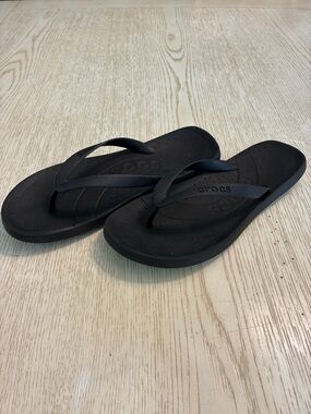 Unisex Crocs Classic Flip Flop (Black)